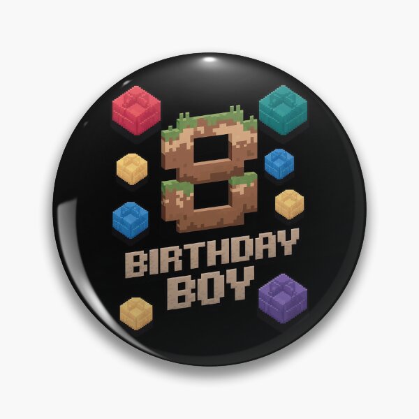 Item preview, 8th Birthday 8 Birthday Boy Video Gamer Pixel  designed and sold by MarkLeedsArt.