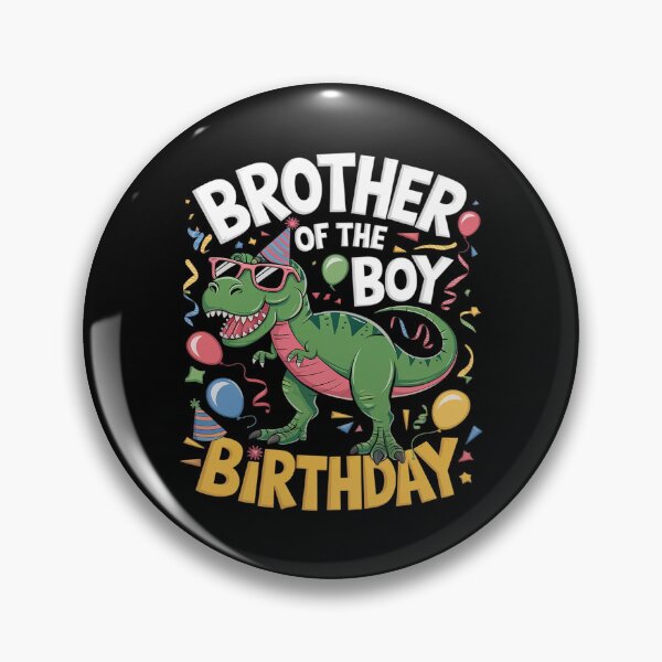 Item preview, Brother of the Birthday Boy T-Rex Dinosaur Birthday Party  designed and sold by DigitaldeligArt.