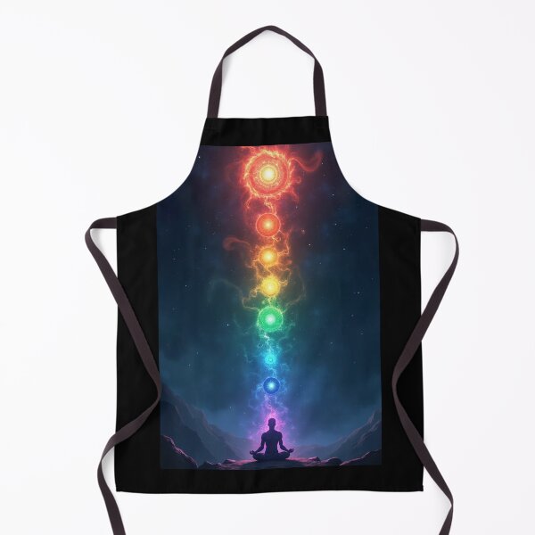 Item preview, Seven Chakras Ascension – Dark Aura Energy Art designed and sold by OhmAuraArt.