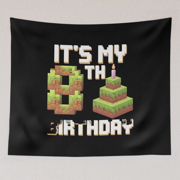 Item preview, 8th Birthday 8 Year Old Birthday Boy Gamer Pixel Number  designed and sold by MarkLeedsArt.
