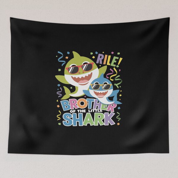 Item preview, Brother Of The Little Shark Little Brother Shark Birthday  designed and sold by DigitaldeligArt.