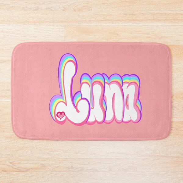 Item preview, Luna  Top 10 popular girls first name in white. Personalized personalised customised name Luna designed and sold by Artonmytee.