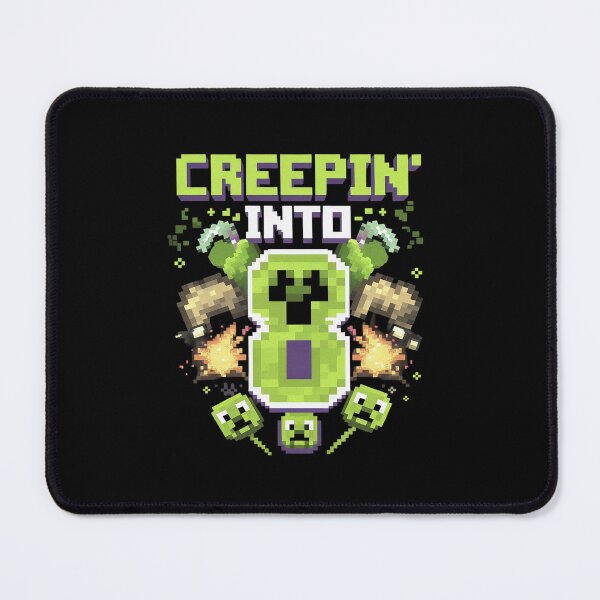 Item preview, 8th Birthday Gamer Creepin’ Into 8 Video Game Pixel Party designed and sold by MarkLeedsArt.