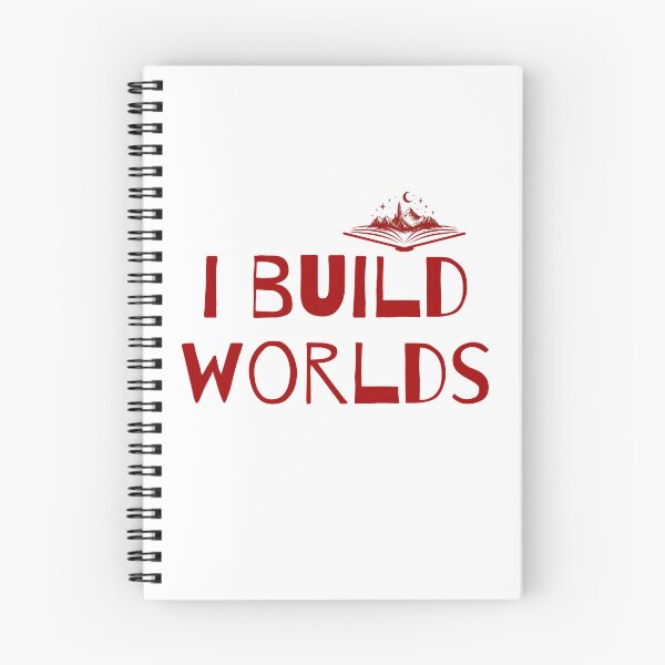 Item preview, I Build Worlds Fantasy Author Design designed and sold by PKDWriterMerch.