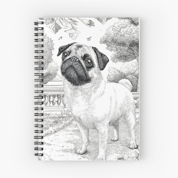 Item preview, A playful Pug in a park scene, Dogs in Motion designed and sold by CDC40.