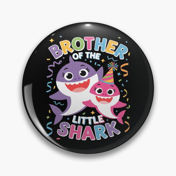 Item preview, Brother Of The Little Shark Little Sister Shark Birthday  designed and sold by DigitaldeligArt.