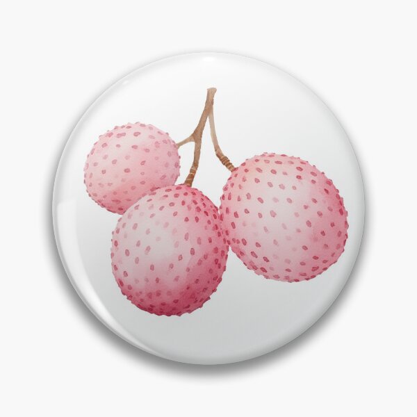 Item preview, Soft Watercolor Lychee Sticker designed and sold by GentleDayStudio.