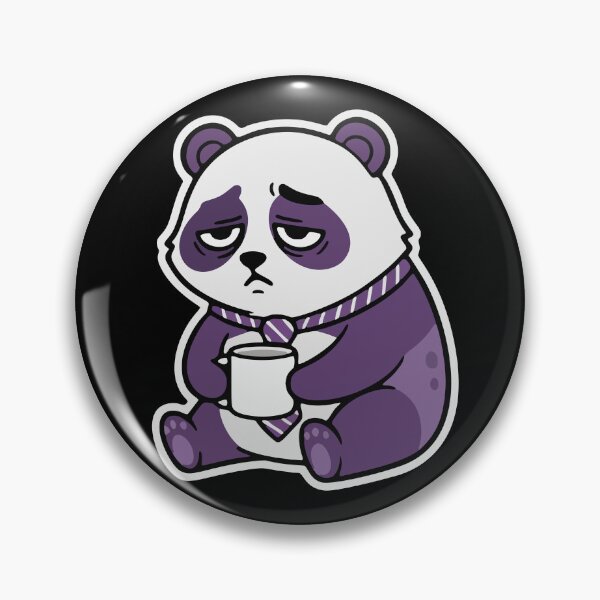 Item preview, Corporate Panda - Low Bandwidth Burnout Sticker designed and sold by misticalplace.
