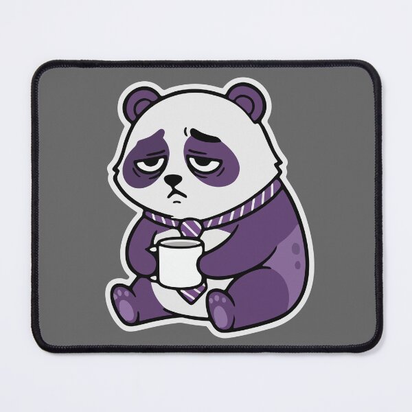 Item preview, Corporate Panda - Low Bandwidth Burnout Sticker designed and sold by misticalplace.