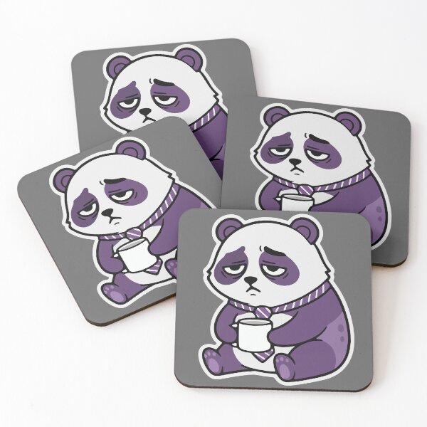 Item preview, Corporate Panda - Low Bandwidth Burnout Sticker designed and sold by misticalplace.