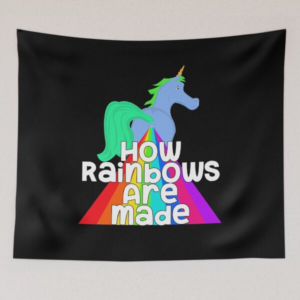 Item preview, How Rainbows Are Made Unicorn Butt designed and sold by wrestletoys.