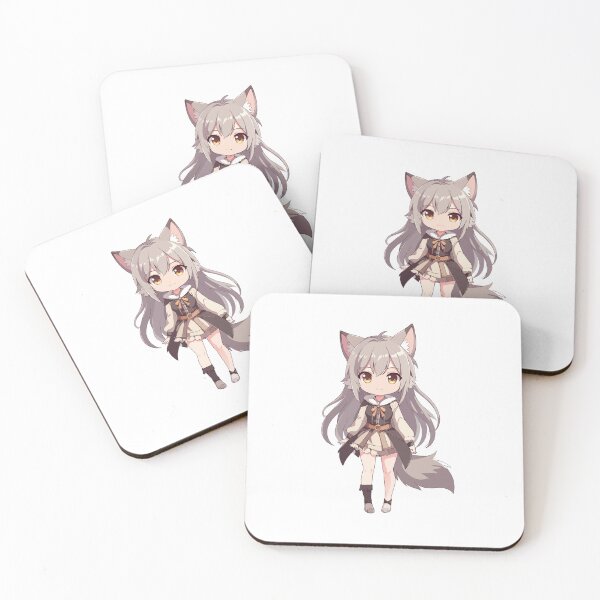 Item preview, Luna the Wolf Girl – Fantasy Wolf Girl Illustration designed and sold by MarWachaN.