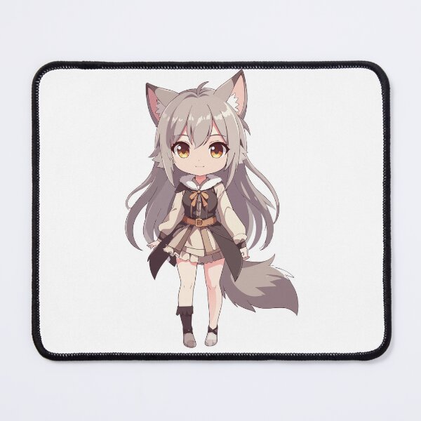 Item preview, Luna the Wolf Girl – Fantasy Wolf Girl Illustration designed and sold by MarWachaN.