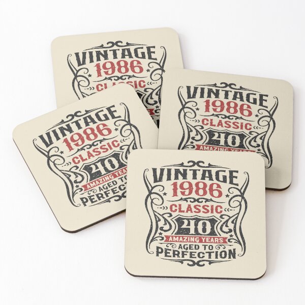 Item preview, 40th Birthday Vintage 1986 Classic 40 Amazing Years designed and sold by eclecTEEq.