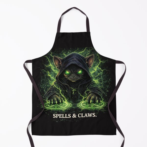 Item preview, Spells & Claws – Dark Mage Cat designed and sold by Furvisors.