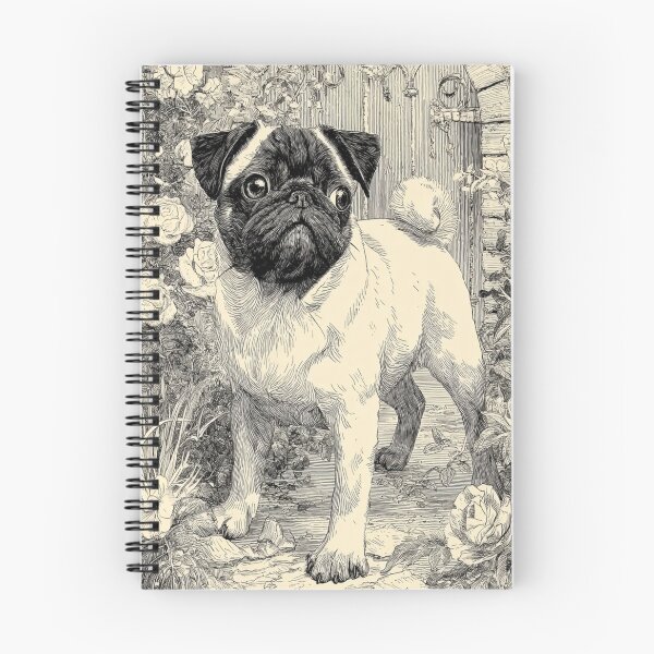 Item preview, A playful Pug in a park scene, Dogs in Motion designed and sold by CDC40.