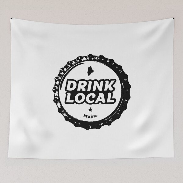 Item preview, Drink Local Maine Craft Beer Bottle Cap designed and sold by graf1k.
