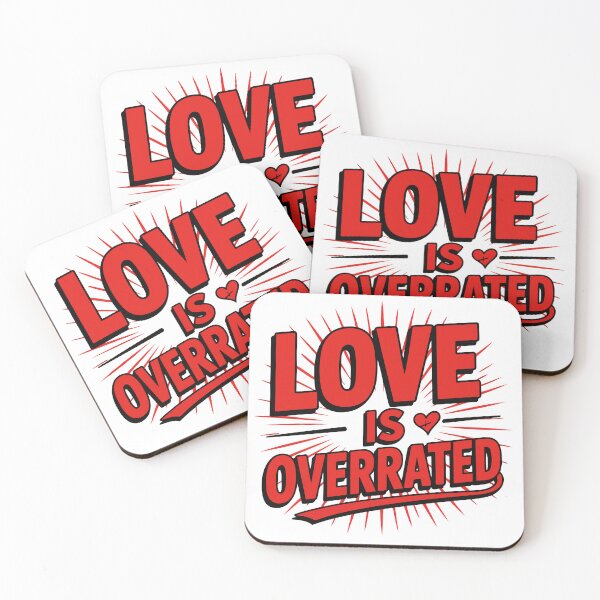 Item preview, Valentine's Day - Love Is Overrated - #VD0001 designed and sold by Vex Carver.