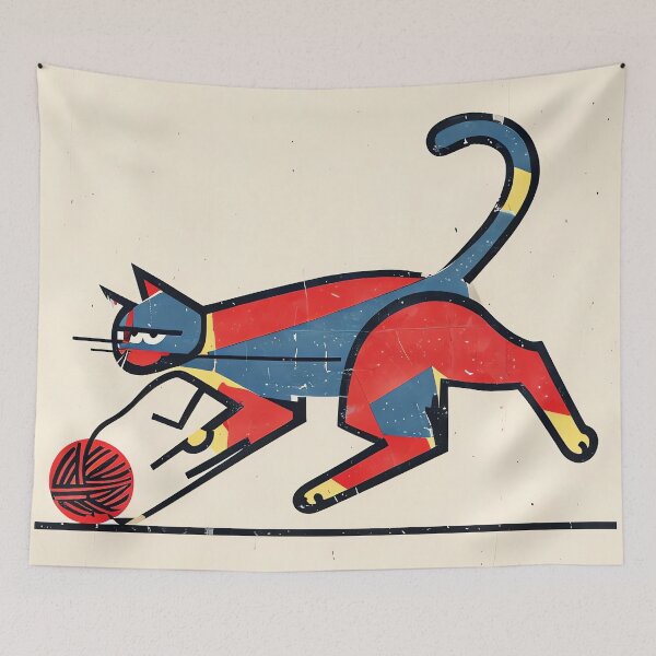 Item preview, The Bauhaus Feline designed and sold by ONYX Pixee.