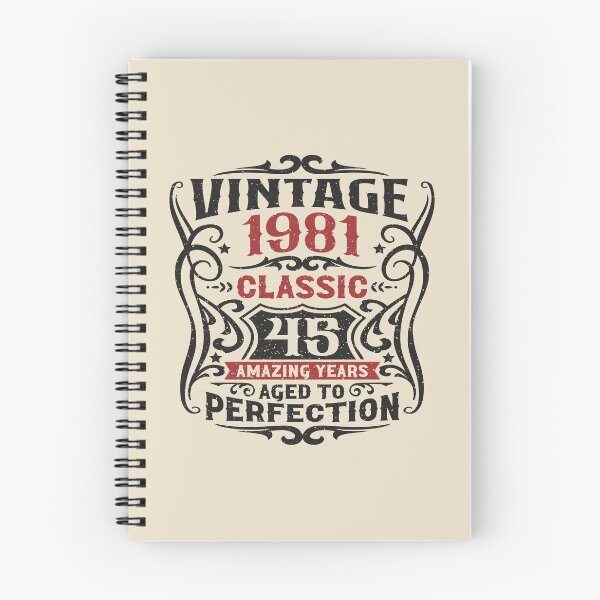 Item preview, 45th Birthday Vintage 1981 Classic 45 Amazing Years designed and sold by eclecTEEq.