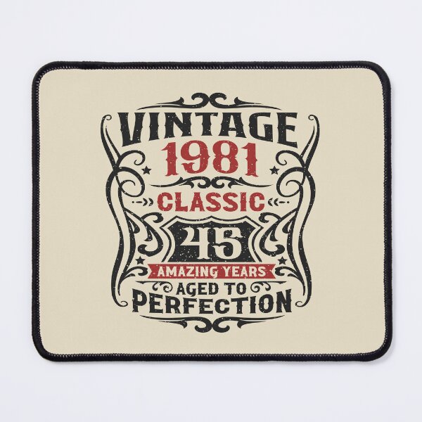 Item preview, 45th Birthday Vintage 1981 Classic 45 Amazing Years designed and sold by eclecTEEq.