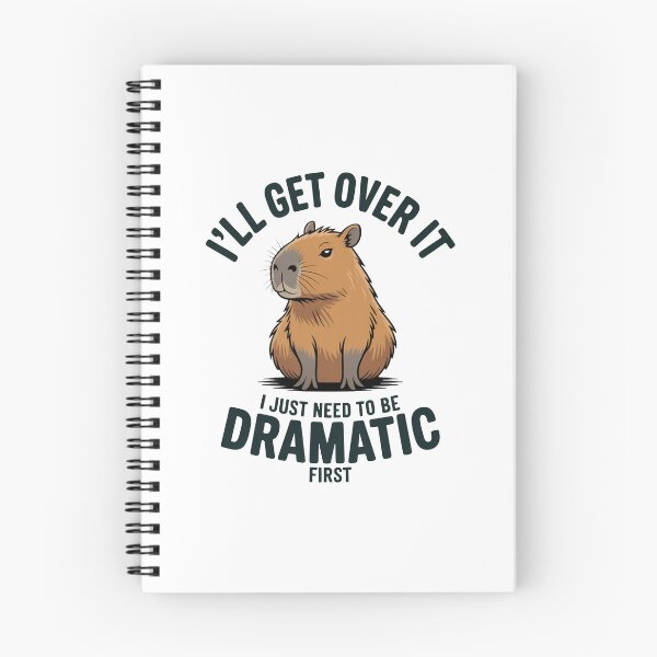 Item preview, I’ll Get Over It Dramatic Capybara designed and sold by MonkiFlipp.
