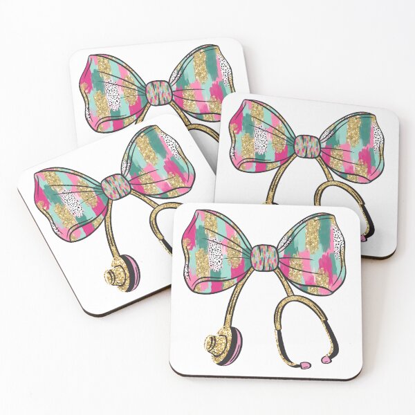 Item preview, Coquette Nurse Bow Stethoscope designed and sold by TheNeuroVerse.