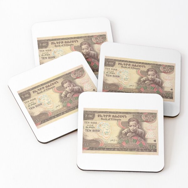 Item preview, Vintage Ethiopian 10 Birr Inspired Art Print designed and sold by Blena1.