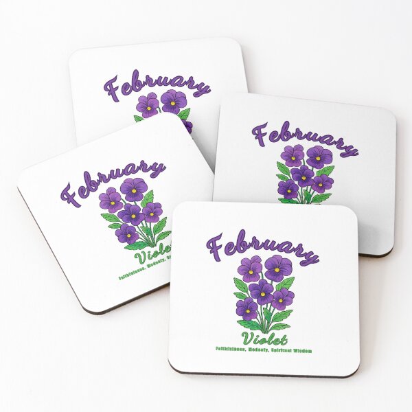 Item preview, February Birth Flower - Violet designed and sold by DixieGirlStudio.