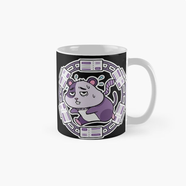 Item preview, Corporate Hamster - Deadline Wheel Sticker designed and sold by misticalplace.