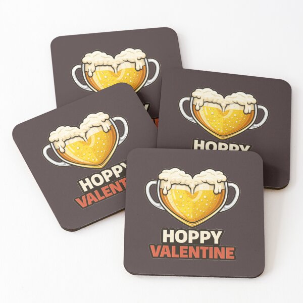 Item preview, Hoppy Valentine – Funny Beer Couple Quote designed and sold by PunchDrop.