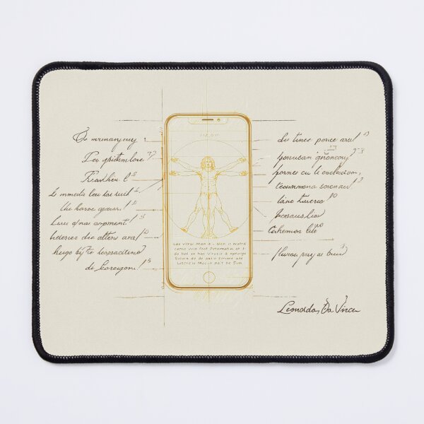 Item preview, Renaissance Invention Sketch – Da Vinci Style Smartphone Art designed and sold by KArtcore.