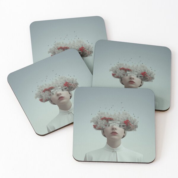 Item preview, Surreal Woman Portrait with House and Nature Mindscape designed and sold by TIA-shop.