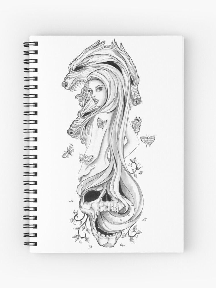 Girdle Girl #2 Spiral Notebook by Andrew Fare - Fine Art America