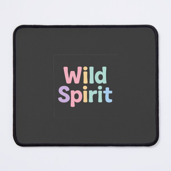 Item preview, Wild Spirit Pastel Typography designed and sold by Le Grand Requin.