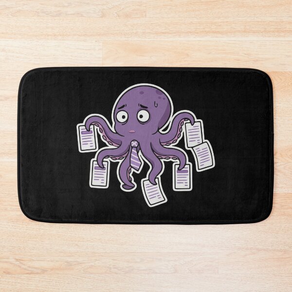 Item preview, Corporate Octopus - Multitasking Overload Sticker designed and sold by misticalplace.