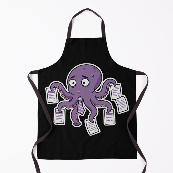 Item preview, Corporate Octopus - Multitasking Overload Sticker designed and sold by misticalplace.