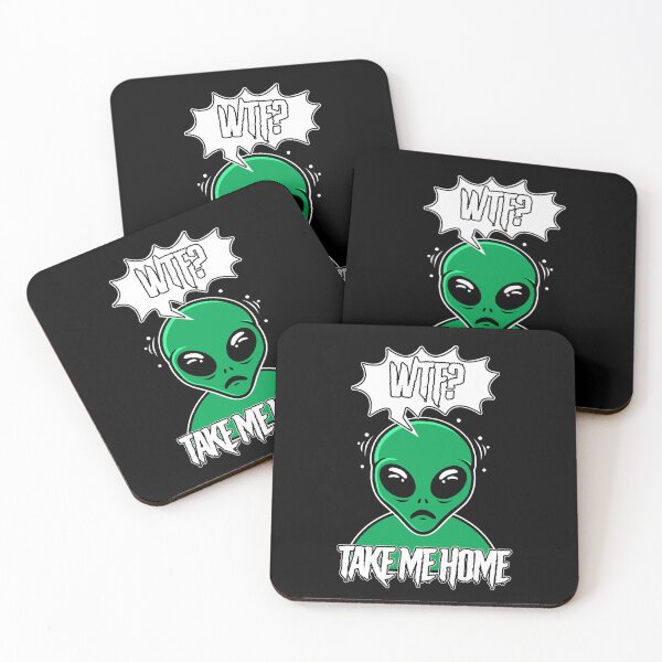 Item preview, Funny Alien WTF Take Me Home Illustration designed and sold by bkeer abobkr.
