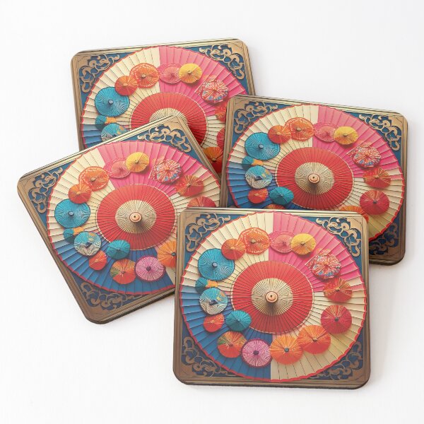 Item preview, Beautiful and colorful Japanese parasols designed and sold by Photopat.