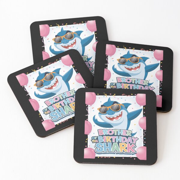 Item preview, Brother of the Shark Birthday Big Bro Matching Family 6  designed and sold by DigitaldeligArt.