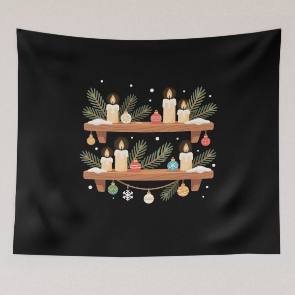 Item preview, Candlelit Winter Shelf designed and sold by Aetheriswork.