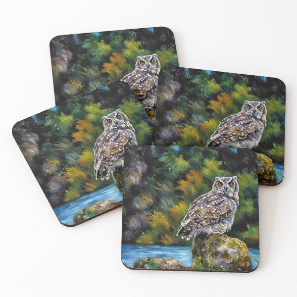 Item preview, Owl by the Lake designed and sold by tomorrowsart.