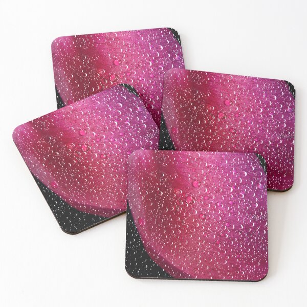 Item preview, Abstract Drops of dew red pattern designed and sold by Natart1004.