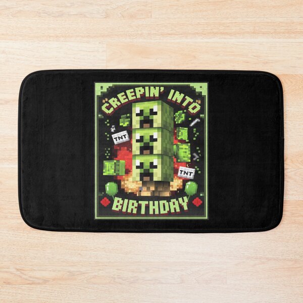 Item preview, 8th Birthday Gamer Pixel Creepin’ Into 8 Video Game Party designed and sold by MarkLeedsArt.