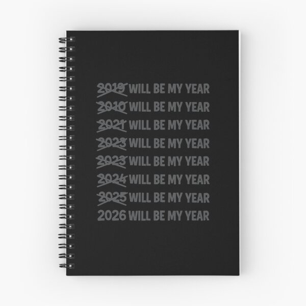 Item preview, 2026 Will Be My Year - Crossed Out Years Motivational Print designed and sold by w66aboo.