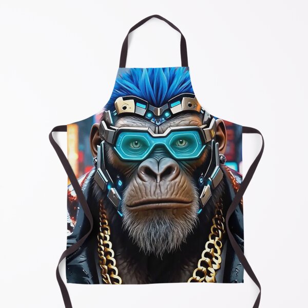 Item preview, Cyberpunk Chimpanzee Mafia Boss – AI Transformation (Final Frame)   designed and sold by MFMart.