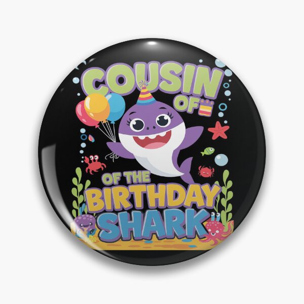 Item preview, Cousin Birthday Kids Shark Party Matching Family designed and sold by DigitaldeligArt.