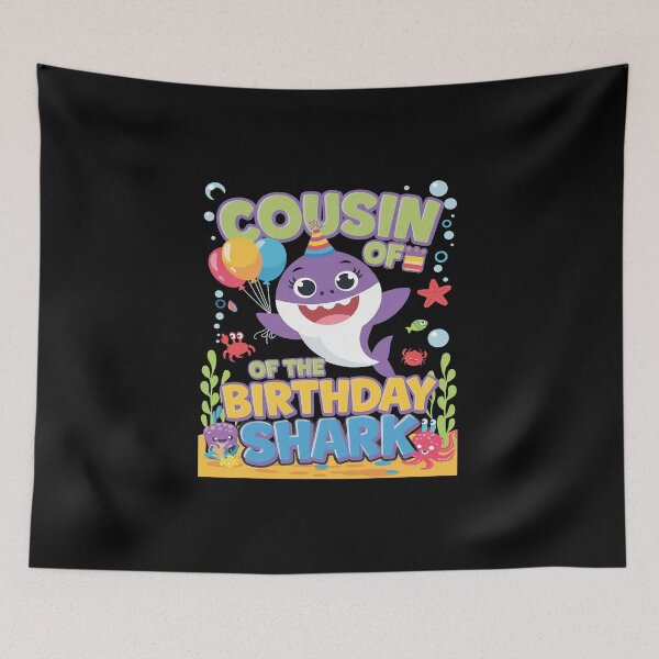 Item preview, Cousin Birthday Kids Shark Party Matching Family designed and sold by DigitaldeligArt.