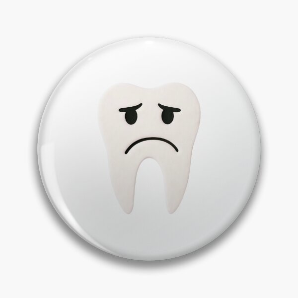 Item preview, Sad tooth minimal motif designed and sold by StickBuAndii.