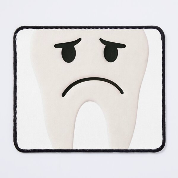 Item preview, Sad tooth minimal motif designed and sold by StickBuAndii.